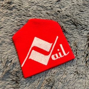 VINTAGE Vail Colorado Beanie Toboggan Hat Knit Winter Orlon Acrylic Souvenir Ski